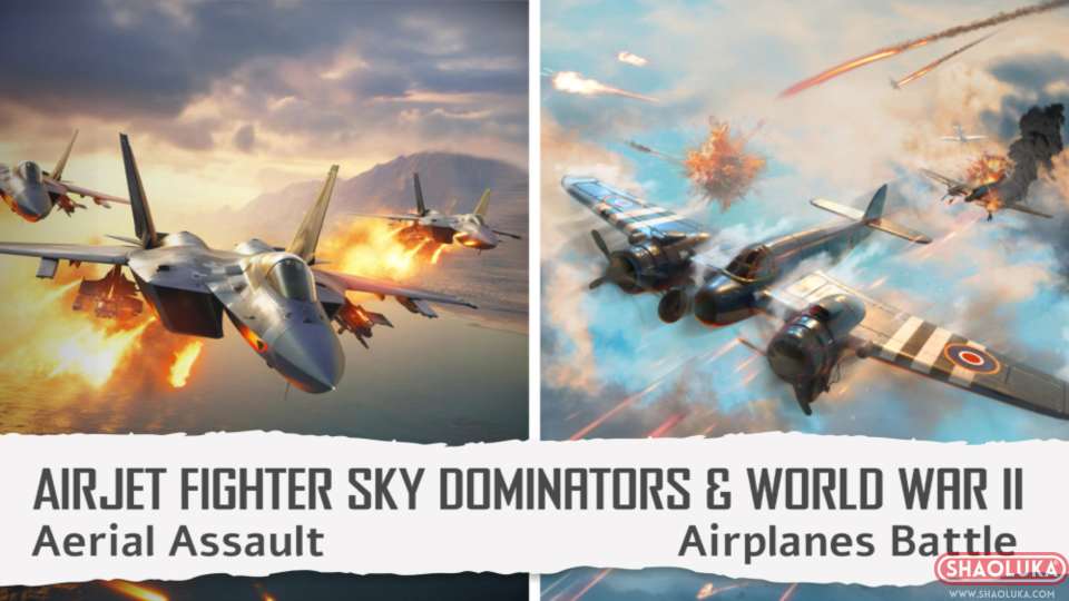 空战斗士天空统治者：空中突击与世界大战II - 飞机大战AirJet Fighter Sky Dominators: Aerial Assault & World War II - Airplanes Battle-Switch烧录卡