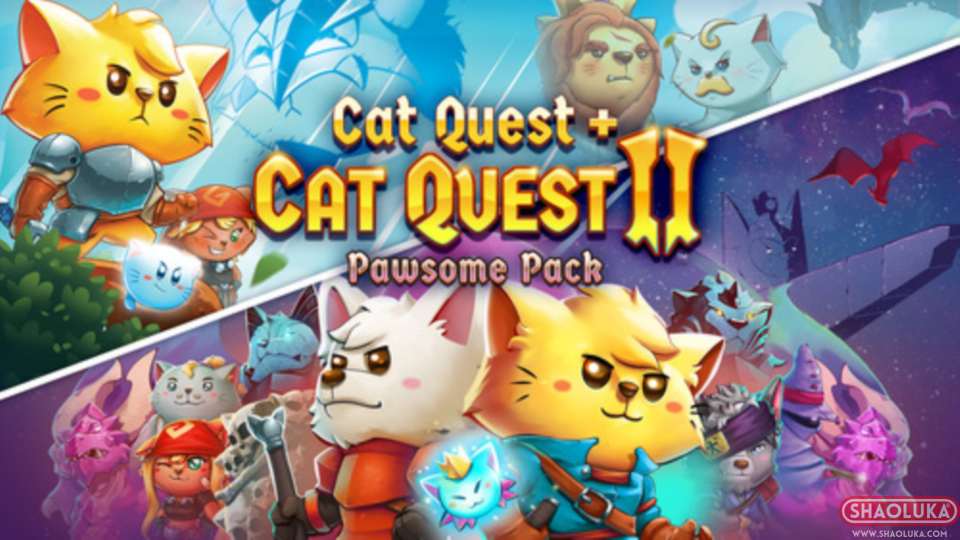 猫咪斗恶龙1+2合集Cat Quest + Cat Quest II Pawsome Pack-Switch烧录卡