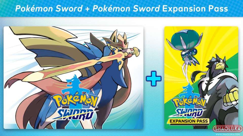 精灵宝可梦 剑 + 扩展包套装Pokémon Sword + Pokémon Sword Expansion Pass-Switch烧录卡