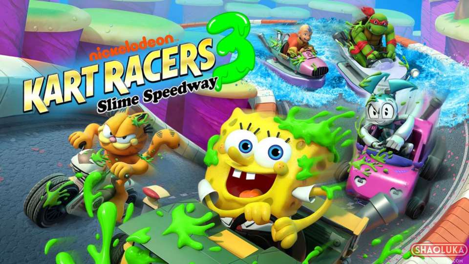 尼克卡通赛车手 3:黏性高速Nickelodeon Kart Racers 3: Slime Speedway-Switch烧录卡